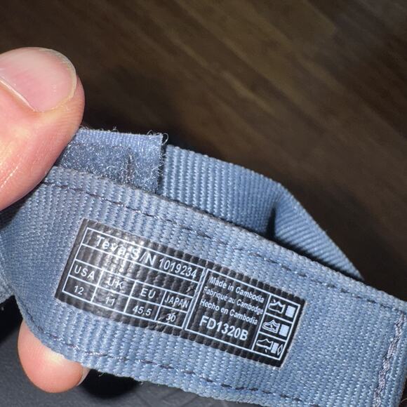 Teva Men's Sport Sandals Size 12 Brown and Navy Open Toe Hiking Outdoor - Picture 4 of 4